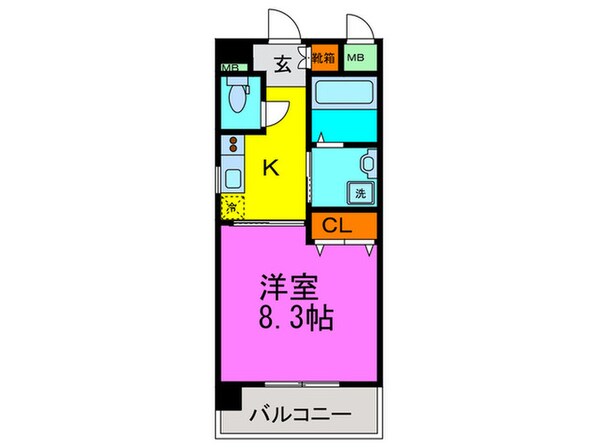 エルベコ－ト豊中服部の物件間取画像